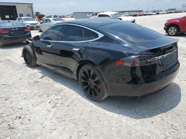 5YJSA1E46KF331936 - 2019 TESLA MODEL S Սև լուսանկար 2