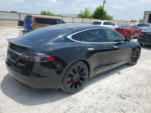 5YJSA1E46KF331936 - 2019 TESLA MODEL S Սև լուսանկար 3