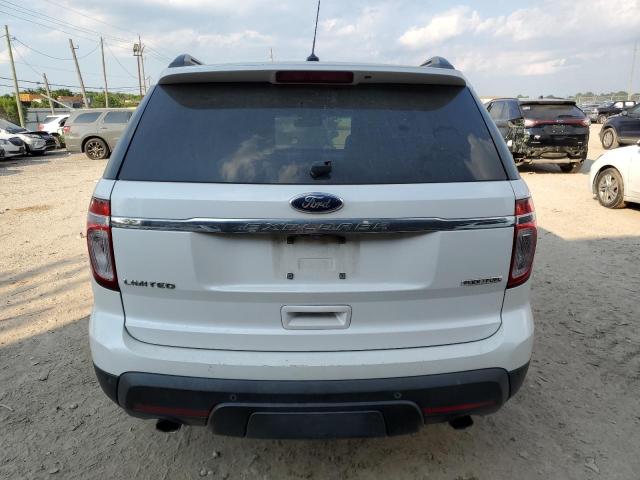 1FM5K7F80EGC12025 - 2014 FORD EXPLORER LIMITED WHITE photo 6