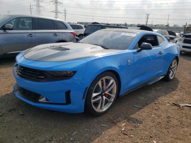 1G1FF1R77N0102443 - 2022 CHEVROLET CAMARO LT1 BLUE photo 1