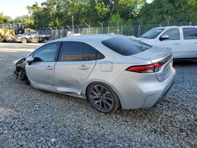 5YFS4MCEXMP091673 - 2021 TOYOTA COROLLA SE SILVER photo 2