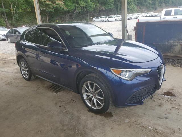 ZASFAKBN7J7B63644 - 2018 ALFA ROMEO STELVIO TI ლურჯი ფოტო 4