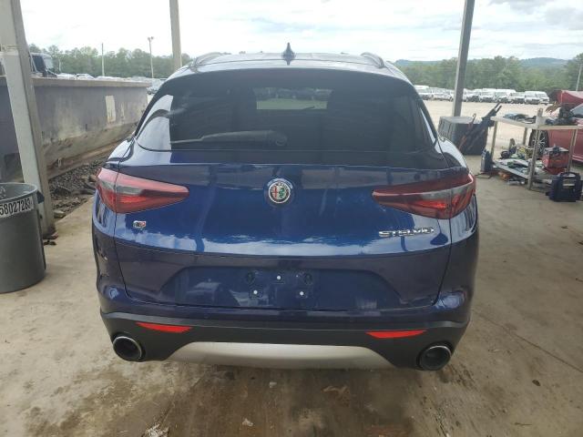 ZASFAKBN7J7B63644 - 2018 ALFA ROMEO STELVIO TI ლურჯი ფოტო 6