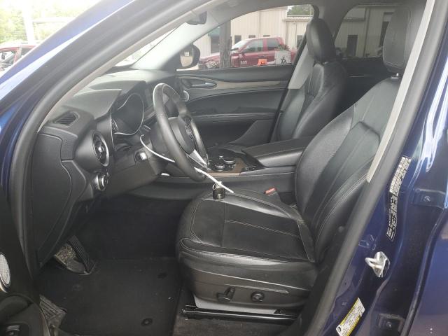 ZASFAKBN7J7B63644 - 2018 ALFA ROMEO STELVIO TI ლურჯი ფოტო 7