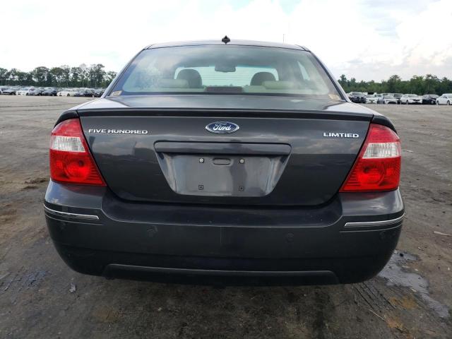 1FAHP25177G143613 - 2007 FORD FIVE HUNDR LIMITED GRAY photo 6