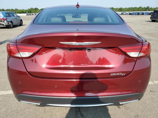 1C3CCCCG3FN586336 - 2015 CHRYSLER 200 C RED photo 6