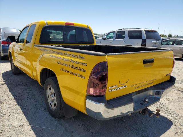 5TETX22N37Z331484 - 2007 TOYOTA TACOMA ACCESS CAB ყვითელი ფოტო 2