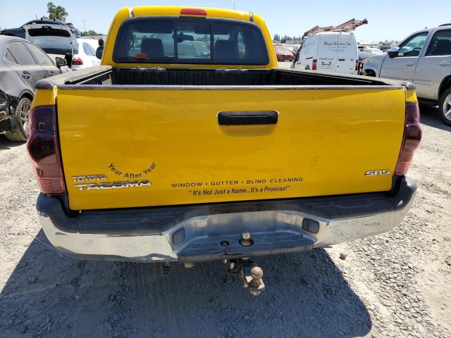 5TETX22N37Z331484 - 2007 TOYOTA TACOMA ACCESS CAB ყვითელი ფოტო 6