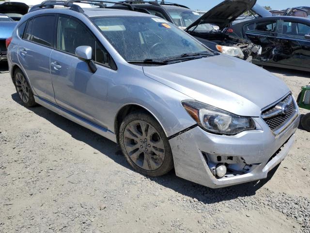 JF1GPAU61F8314352 - 2015 SUBARU IMPREZA SPORT SILVER photo 4