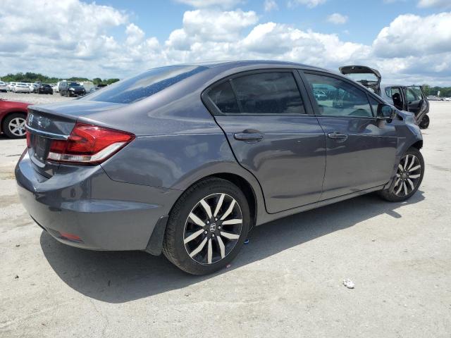 19XFB2F92EE050726 - 2014 HONDA CIVIC EXL GRAY photo 3