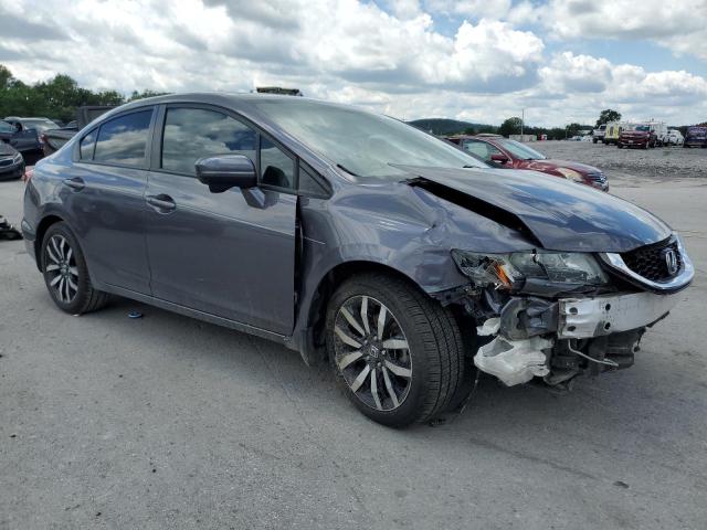 19XFB2F92EE050726 - 2014 HONDA CIVIC EXL GRAY photo 4