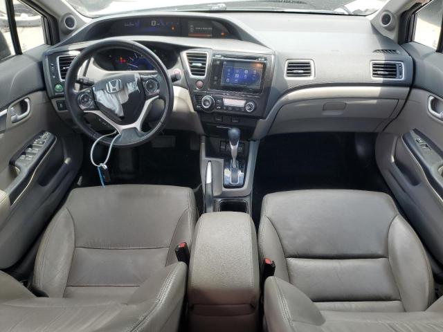 19XFB2F92EE050726 - 2014 HONDA CIVIC EXL GRAY photo 8