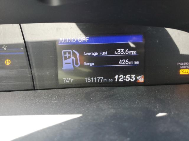 19XFB2F92EE050726 - 2014 HONDA CIVIC EXL GRAY photo 9