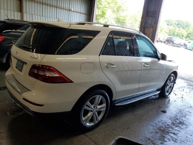 4JGDA5HB2FA510382 - 2015 MERCEDES-BENZ ML 350 4MATIC WHITE photo 3