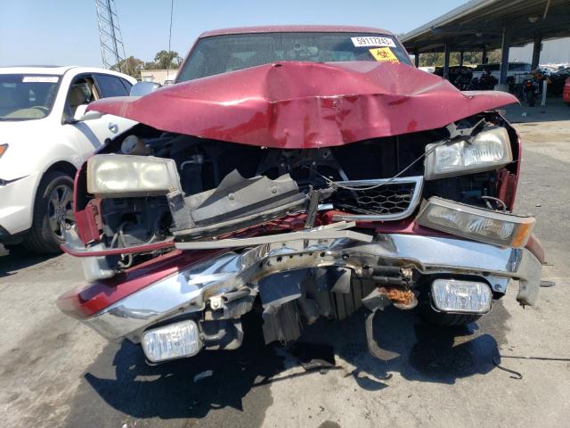 1GCEC19T27Z156370 - 2007 CHEVROLET SILVERADO C1500 CLASSIC RED photo 5