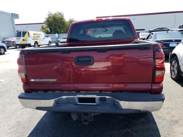 1GCEC19T27Z156370 - 2007 CHEVROLET SILVERADO C1500 CLASSIC RED photo 6