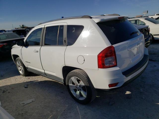 1C4NJCBA7CD500650 - 2012 JEEP COMPASS SPORT WHITE photo 2