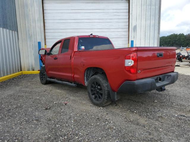 5TFRY5F19MX280785 - 2021 TOYOTA TUNDRA DOUBLE CAB SR/SR5 RED photo 2
