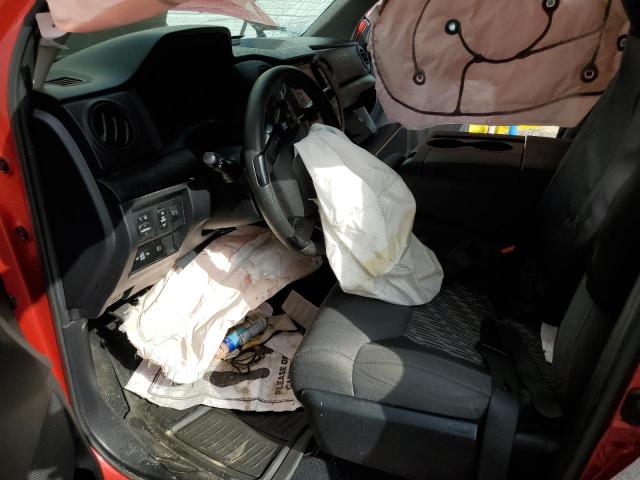 5TFRY5F19MX280785 - 2021 TOYOTA TUNDRA DOUBLE CAB SR/SR5 RED photo 7