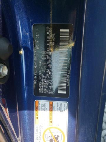 JF1ZNAA12D1720198 - 2013 TOYOTA SCION FR-S BLUE photo 12