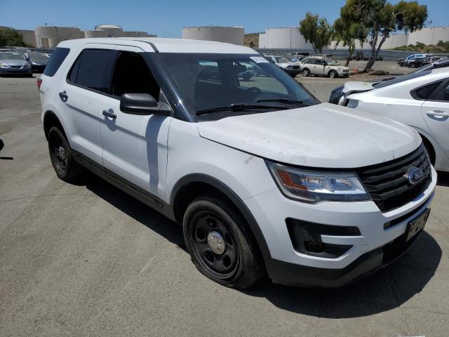 1FM5K8AR1JGA15929 - 2018 FORD EXPLORER POLICE INTERCEPTOR WHITE photo 4