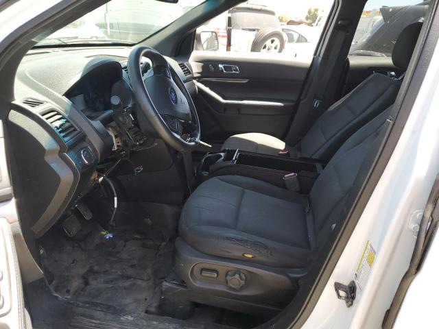 1FM5K8AR1JGA15929 - 2018 FORD EXPLORER POLICE INTERCEPTOR WHITE photo 7