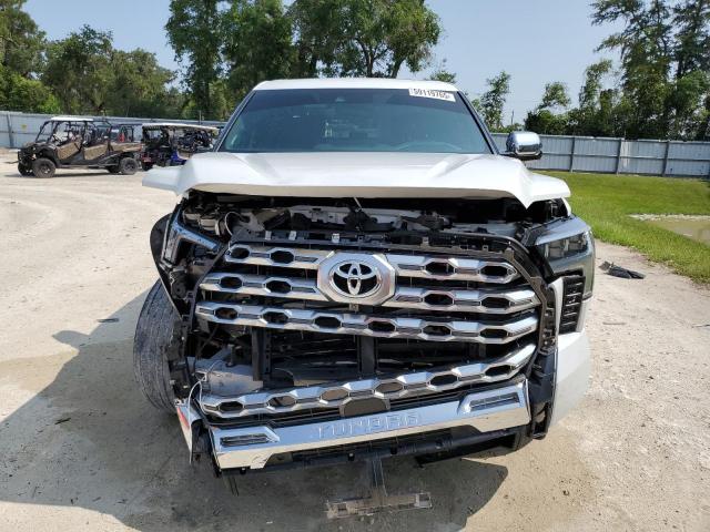 5TFMA5DB8NX045273 - 2022 TOYOTA TUNDRA CREWMAX PLATINUM WHITE photo 5