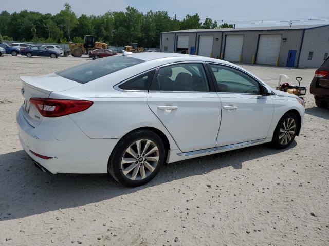 5NPE34AF1FH081366 - 2015 HYUNDAI SONATA SPORT WHITE photo 3