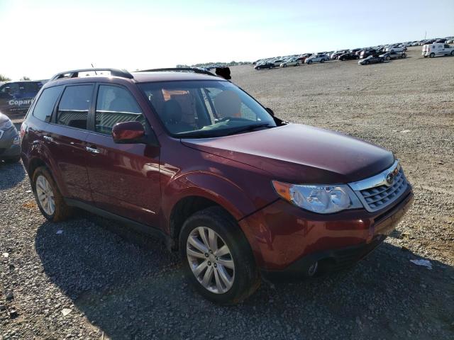 JF2SHBEC9BH703408 - 2011 SUBARU FORESTER LIMITED BURGUNDY photo 1