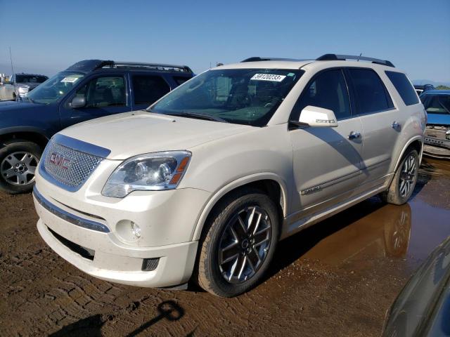 1GKKVTED1BJ380295 - 2011 GMC ACADIA DENALI WHITE photo 1