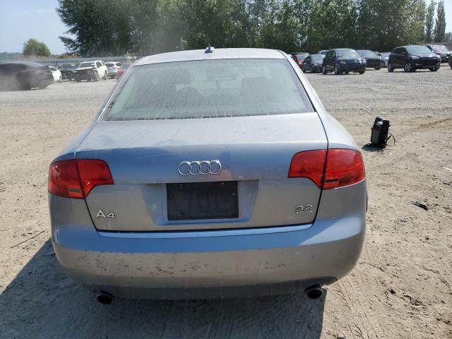 WAUDG78EX6A013067 - 2006 AUDI A4 3.2 QUATTRO SILVER photo 6