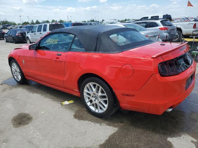 1ZVBP8EM7E5246601 - 2014 FORD MUSTANG RED photo 2