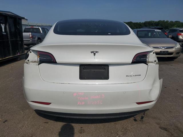 5YJ3E1EB8MF054491 - 2021 TESLA MODEL 3 WHITE photo 6