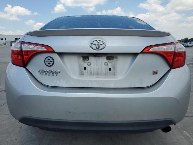 5YFBURHE7FP253204 - 2015 TOYOTA COROLLA L SILVER photo 6