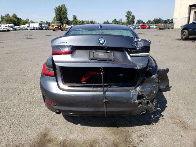 3MW5R7J08M8B82624 - 2021 BMW 330XI GRAY photo 6