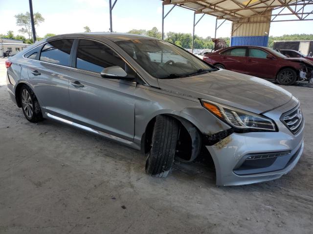 5NPE34AF1HH561121 - 2017 HYUNDAI SONATA SPORT SILVER photo 4