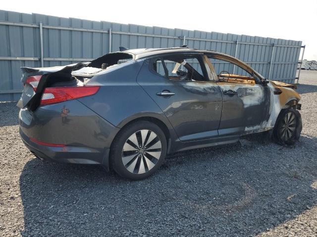 KNAGR4A67D5316418 - 2013 KIA OPTIMA SX GRAY photo 3