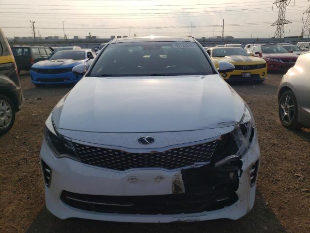 5XXGV4L22GG030601 - 2016 KIA OPTIMA SXL WHITE photo 5