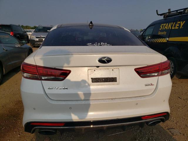 5XXGV4L22GG030601 - 2016 KIA OPTIMA SXL WHITE photo 6