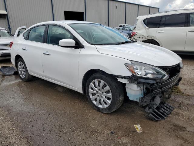 3N1AB7AP7KY446452 - 2019 NISSAN SENTRA S WHITE photo 4