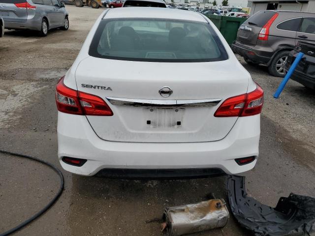 3N1AB7AP7KY446452 - 2019 NISSAN SENTRA S WHITE photo 6