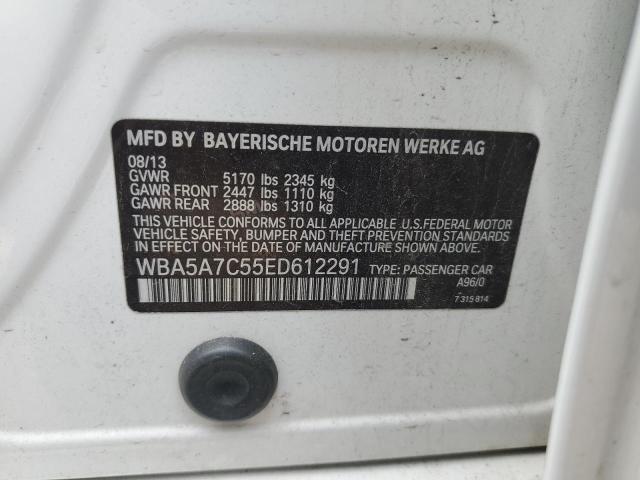 WBA5A7C55ED612291 - 2014 BMW 528 XI 白色 照片 12