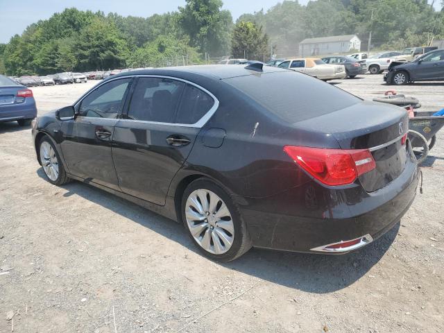 JH4KC2F99HC000055 - 2017 ACURA RLX SPORT HYBRID ADVANCE BLACK photo 2
