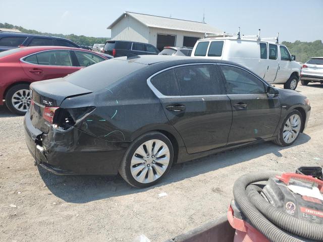JH4KC2F99HC000055 - 2017 ACURA RLX SPORT HYBRID ADVANCE BLACK photo 3