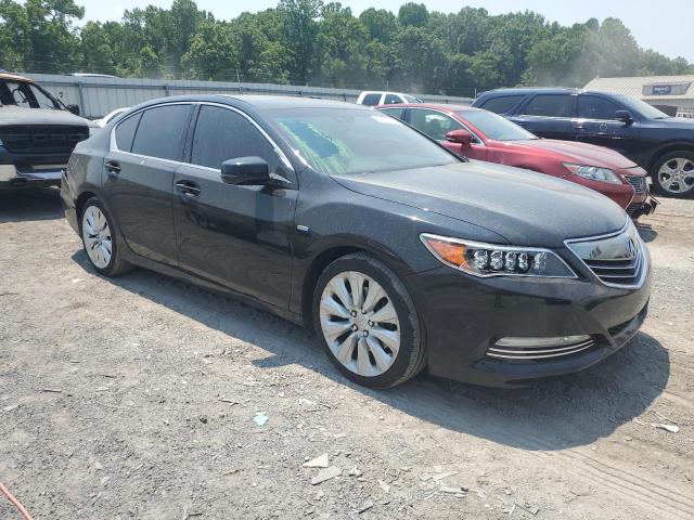 JH4KC2F99HC000055 - 2017 ACURA RLX SPORT HYBRID ADVANCE BLACK photo 4