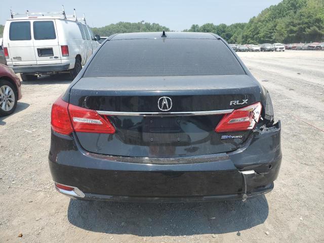 JH4KC2F99HC000055 - 2017 ACURA RLX SPORT HYBRID ADVANCE BLACK photo 6