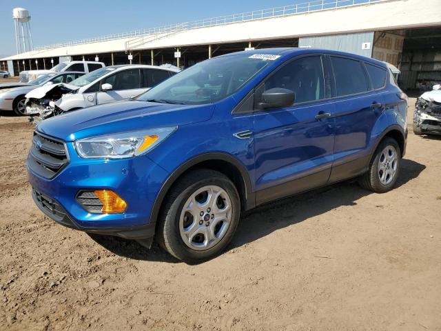 1FMCU0F77HUA23572 - 2017 FORD ESCAPE S BLUE photo 1