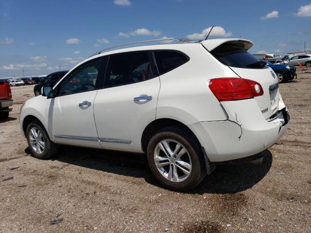 JN8AS5MV0CW385132 - 2012 NISSAN ROGUE S WHITE photo 2