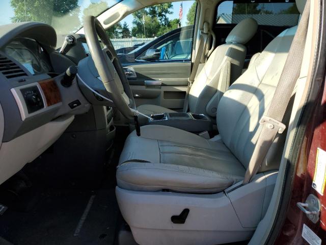 2A8HR54P78R736652 - 2008 CHRYSLER TOWN & COU TOURING Tünd qırmızı foto 7