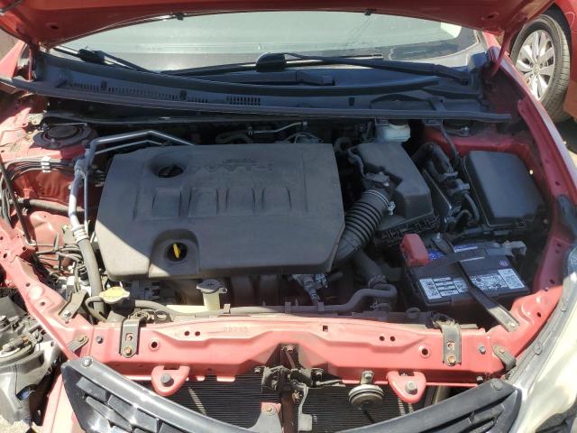 5YFBURHE8FP353778 - 2015 TOYOTA COROLLA L RED photo 11